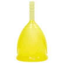 Менструальная чаша Тюльпан L, жёлтая