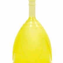 Менструальная чаша Тюльпан L, жёлтая. Нет в наличии Менструальная чаша Тюльпан L, жёлтая