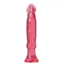 Фаллоимитатор Doc Johnson Crystal Jellies Anal Starter 15.2 см, розовый