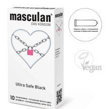Презервативы Masculan Ultra Safe Black с утолщенными стенками, 10 шт. Нет в наличии Презервативы Masculan Ultra Safe Black с утолщенными стенками, 10 шт