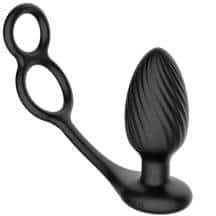 Вибропробка с ротацией Nexus Tornado с двойным кольцом и пультом ДУ, черная Вибропробка с ротацией Nexus Tornado с двойным кольцом и пультом ДУ, черная