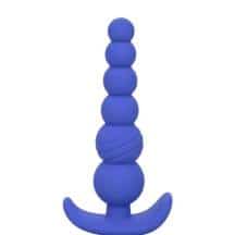 Анальная ёлочка CalExotics Cheeky X-6 Beads, синяя