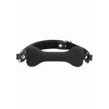 Кляп-трензель (удила) в виде кости Shots Bone Gag, черный