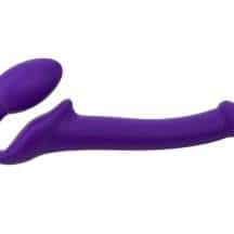 Гибкий страпон Strap-on-me Semi-Realistic S, фиолетовый