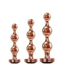 Набор анальных ёлочек Evolved Gender X Gold Digger с черным кристаллом, золотистые Набор анальных ёлочек Evolved Gender X Gold Digger с черным кристаллом, золотистые