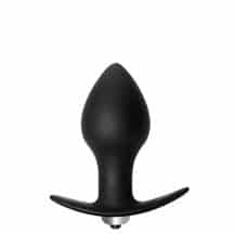 Анальная вибропробка Lola Games First Time Bulb Anal Plug, черная Анальная вибропробка Lola Games First Time Bulb Anal Plug, черная