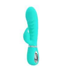 Вибратор-кролик Pretty Love Prescott, бирюзовый Вибратор-кролик Pretty Love Prescott, бирюзовый