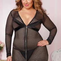 Платье на молнии и трусики Seven`til Midnight, One Size XL