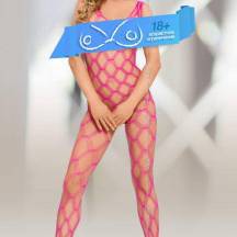 Чулок на Тело She-Cat Soft Line, ярко-розовый OS