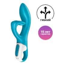 Вибратор-кролик Satisfyer Embrace Me с тремя клиторальными отростками, бирюзовый Вибратор-кролик Satisfyer Embrace Me с тремя клиторальными отростками, бирюзовый