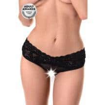 Трусики с доступом Erolanta Rebecca, черные, 42-44. Нет в наличии Трусики с доступом Erolanta Rebecca, черные, 42-44