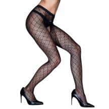Колготки с доступом рисунок сетка Le Frivole Sense, черный Колготки с доступом рисунок сетка Le Frivole Sense, черный