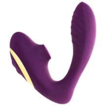 Вибратор с клиторальной стимуляцией L'eroina by Toyfa Mave, фиолетовый