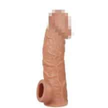 Насадка на член Kokos Cock Sleeve 001 L с подхватом мошонки, телесная Насадка на член Kokos Cock Sleeve 001 L с подхватом мошонки, телесная