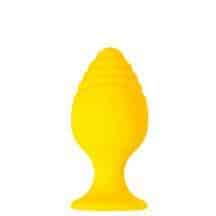 Анальная пробка ToDo by Toyfa Riffle 6 см, желтая. Нет в наличии Анальная пробка ToDo by Toyfa Riffle 6 см, желтая