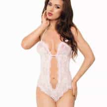 Боди с открытыми ягодицами SoftLine Collection Honey, белый, M/L. Нет в наличии Боди с открытыми ягодицами SoftLine Collection Honey, белый, M/L