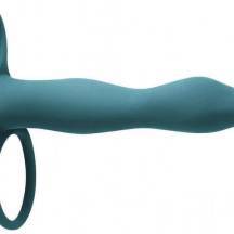 Вибронасадка для двойного проникновения Lola Games Pure Passion Flirtini, бирюзовая