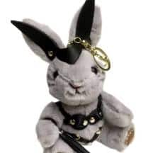 Брелок BDSM Арсенал Зайчик с плетью, в ассортименте