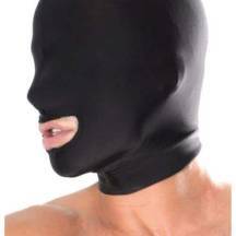 Маска с отверстием для рта Pipedream Fetish Fantasy Series Open Mouth Hood, черный Маска с отверстием для рта Pipedream Fetish Fantasy Series Open Mouth Hood, черный