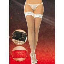 Чулки-Сетка Soft Line белые, XXL. Нет в наличии Чулки-Сетка Soft Line белые, XXL