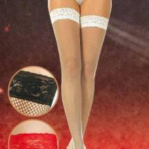 Чулки-Сетка Soft Line белые, XXL. Нет в наличии Чулки-Сетка Soft Line белые, XXL