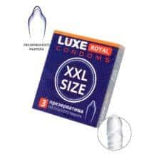 Презервативы Luxe Royal XXL Size, 3 шт. Нет в наличии Презервативы Luxe Royal XXL Size, 3 шт