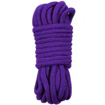 Веревка для фиксации Lovetoy 10 м, фиолетовая