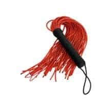 Плеть из веревки Toyfa Theatre, красная. Нет в наличии Плеть из веревки Toyfa Theatre, красная