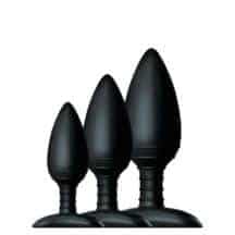 Набор анальных пробок Nexus Trio Set, черный Набор анальных пробок Nexus Trio Set, черный