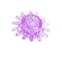 Эрекционное кольцо Toyfa с шипами, фиолетовое