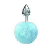 Анальная пробка Lola Games Diamond Twinkle, серебристая с голубым хвостом. Нет в наличии Анальная пробка Lola Games Diamond Twinkle, серебристая с голубым хвостом