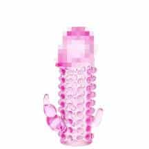 Насадка на член с шишечками и отростками для тройной стимуляции Toyfa, розовая Насадка на член с шишечками и отростками для тройной стимуляции Toyfa, розовая