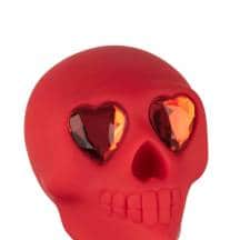 Мини-вибратор CalExotics Naughty Bits Bone Head, красный
