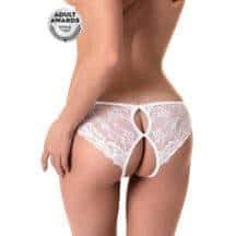 Трусики с доступом Erolanta Alla 42-44, белые. Нет в наличии Трусики с доступом Erolanta Alla 42-44, белые