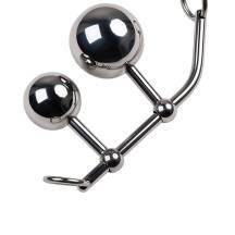 Стринги с двойной стимуляцией для шибари Toyfa Metal, серебристый. Нет в наличии Стринги с двойной стимуляцией для шибари Toyfa Metal, серебристый