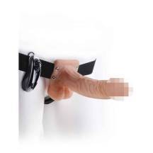 Вибрострапон полый Pipedream Fetish Fantasy Series 19 см, телесный 