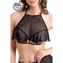 Бралетт Erolanta Karen с открытой грудью, черный, 46-48. Нет в наличии Бралетт Erolanta Karen с открытой грудью, черный, 46-48