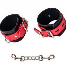 Наручники Lola Games Party Hard Prelude, черно-красные