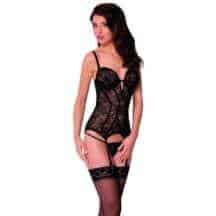 Корсет и стринги SoftLine Collection Karen, чёрный, L. Нет в наличии Корсет и стринги SoftLine Collection Karen, чёрный, L