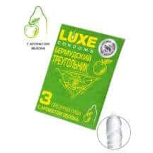 Презервативы Luxe Бермудский треугольник Яблоко, 3 шт Презервативы Luxe Бермудский треугольник Яблоко, 3 шт