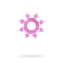 Эрекционное кольцо Toyfa в форме звезды, розовое
