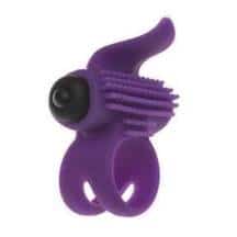 Виброкольцо-стимулятор Adrien Lastic Bullet Lastic Ring, фиолетовое