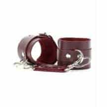 Наручники  Lady's Arsenal БДСМ арсенал, бордовые. Нет в наличии Наручники  Lady's Arsenal БДСМ арсенал, бордовые