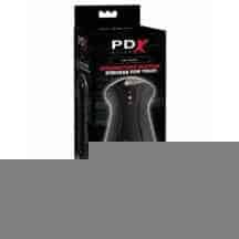 Мастурбатор в колбе с вибрацией PipeDream PDX Elite Fap-Gasm, белый, черный