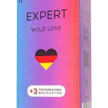 Презервативы ребристые с точками Amor Expert Wild Love, 12 шт + 3 шт