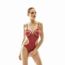 Боди Anais Cailene, Красный, S/M