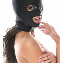 Маска на голову PipeDream Spandex 3-Hole Hood, черная Маска на голову PipeDream Spandex 3-Hole Hood, черная