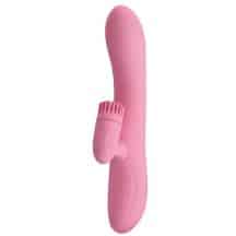 Вибратор-кролик с ротацией Pretty Love Chris, розовый Вибратор-кролик с ротацией Pretty Love Chris, розовый