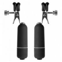 Зажиммы на соски с вибрацией Vibrating nipple clams Shots