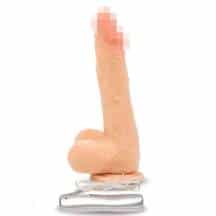 Фаллоимитатор с вибрацией Пикантные Штучки, 22 см, телесный